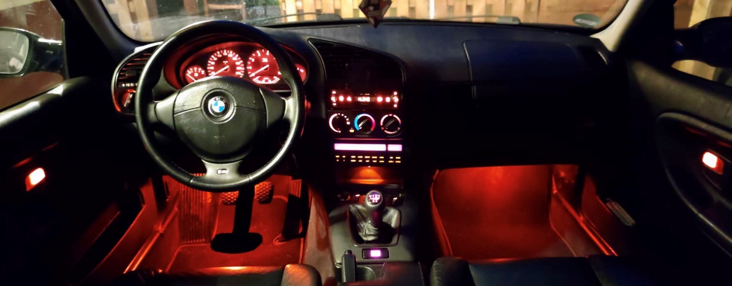 Ambiente Beleuchtung  im BMW Nachrüsten 